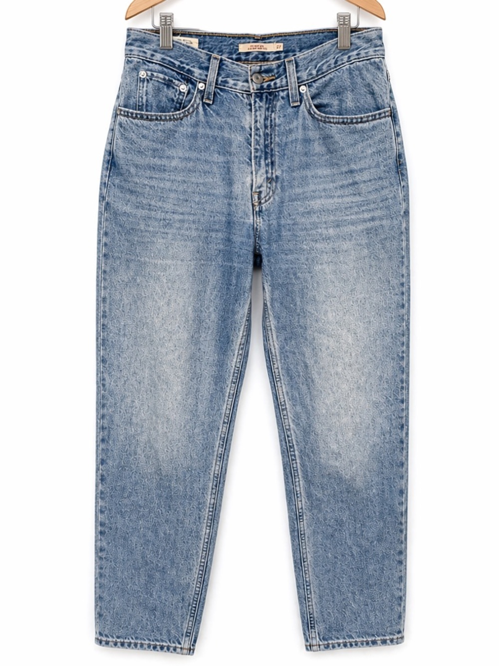 Levi's 80s Mom Jeans High Rise Light Wash Tapered W27 L30